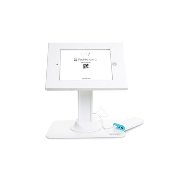 Desktop stand (tall, white) for hire