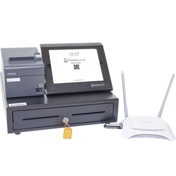 **Shopify POS Kit** - includes iPad, cash drawer, receipt printer, and data connection Image
